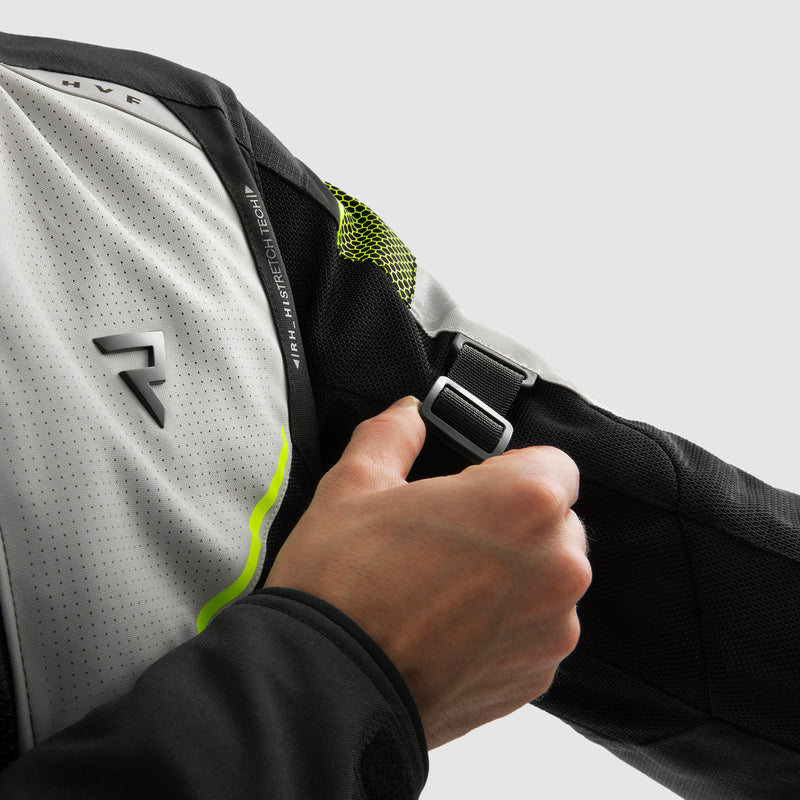 Rebelhorn Hiflow 5 Textile Jacket Black / Grey / Fluo Yellow FREE UK Delivery, FREE 365 Day Returns | Moto Central