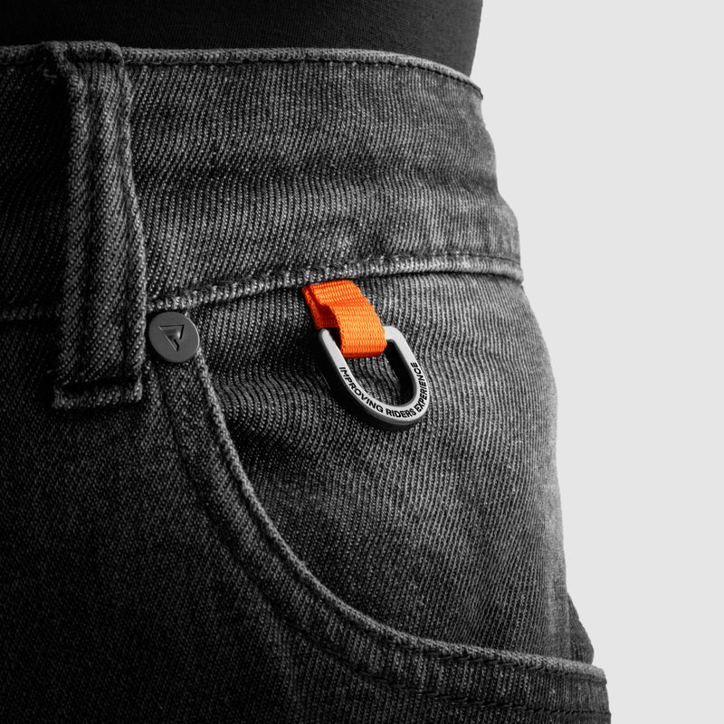 Rebelhorn Bronco Jeans Washed Black FREE UK Delivery, FREE 365 Day Returns | Moto Central