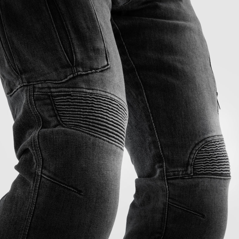 Rebelhorn Vandal Jeans Monolayer Washed Black FREE UK Delivery, FREE 365 Day Returns | Moto Central