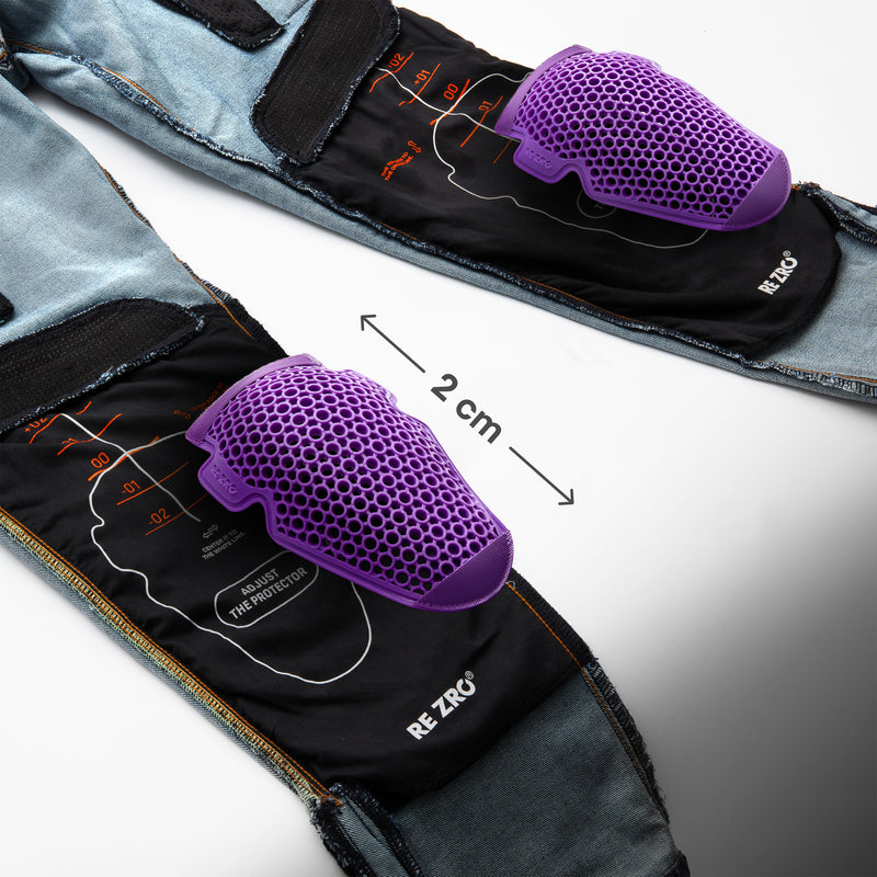 Rebelhorn Vandal Jeans Monolayer Washed Blue FREE UK Delivery, FREE 365 Day Returns | Moto Central