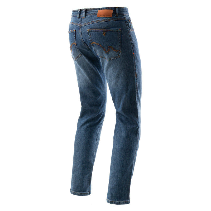 Rebelhorn Bronco Jeans Washed Blue FREE UK Delivery, FREE 365 Day Returns | Moto Central