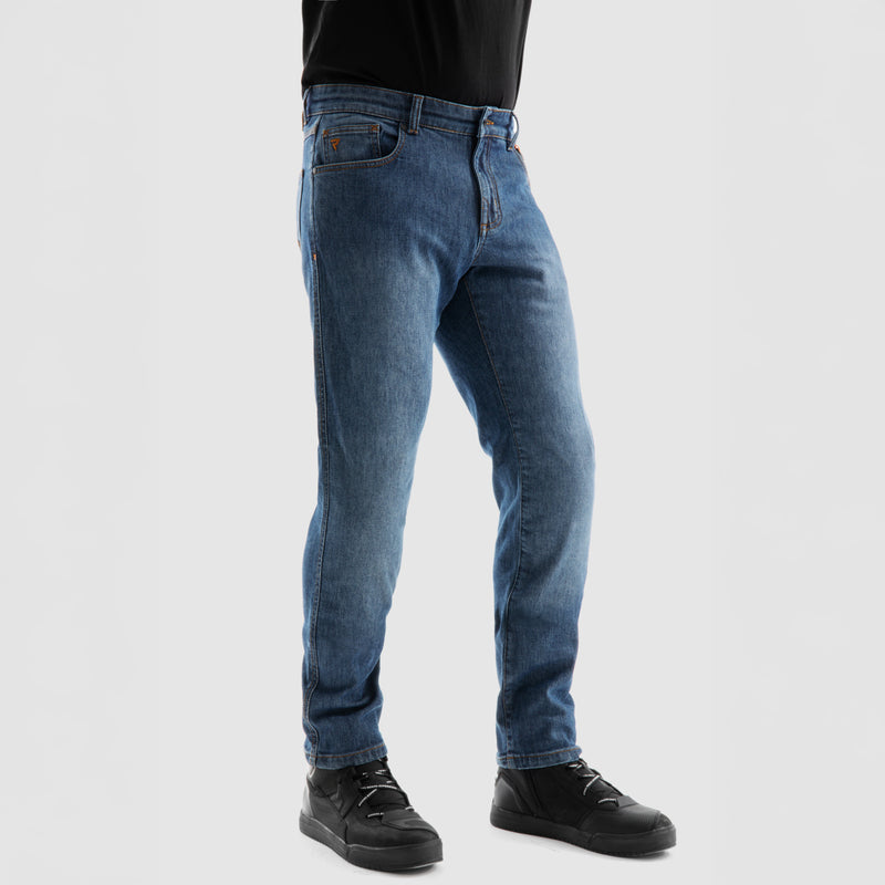 Rebelhorn Bronco Jeans Washed Blue FREE UK Delivery, FREE 365 Day Returns | Moto Central
