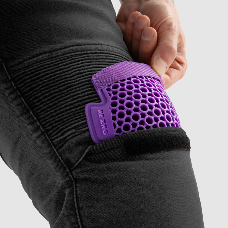 Rebelhorn Revolt Jeans Monolayer Black FREE UK Delivery, FREE 365 Day Returns | Moto Central