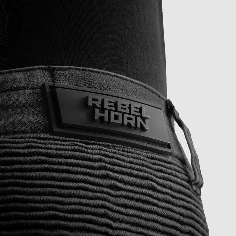 Rebelhorn Revolt Jeans Monolayer Black FREE UK Delivery, FREE 365 Day Returns | Moto Central