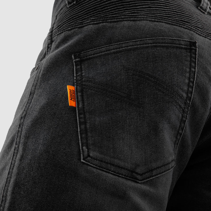 Rebelhorn Revolt Jeans Monolayer Black FREE UK Delivery, FREE 365 Day Returns | Moto Central