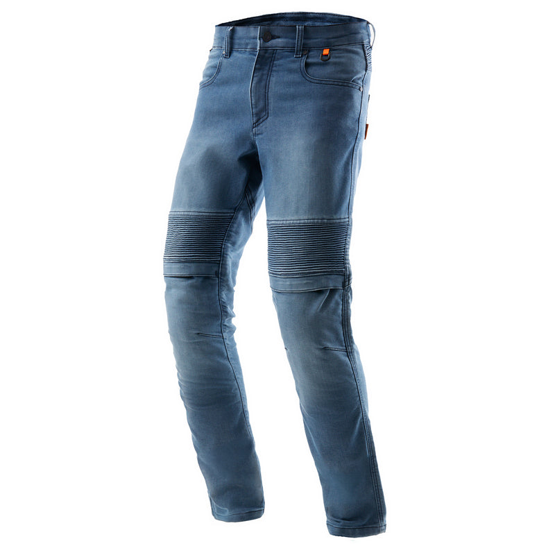 Rebelhorn Revolt Jeans Monolayer Washed Blue FREE UK Delivery, FREE 365 Day Returns | Moto Central