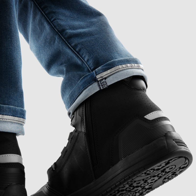 Rebelhorn Revolt Jeans Monolayer Washed Blue FREE UK Delivery, FREE 365 Day Returns | Moto Central