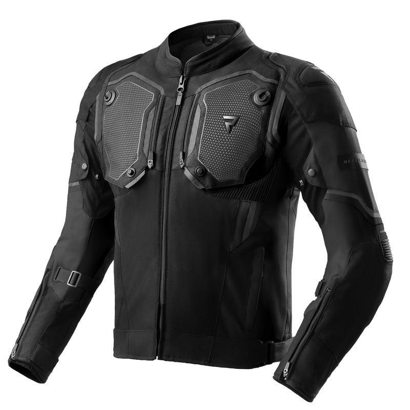 Rebelhorn Borg 2 Textile Jacket Black FREE UK Delivery, FREE 365 Day Returns | Moto Central