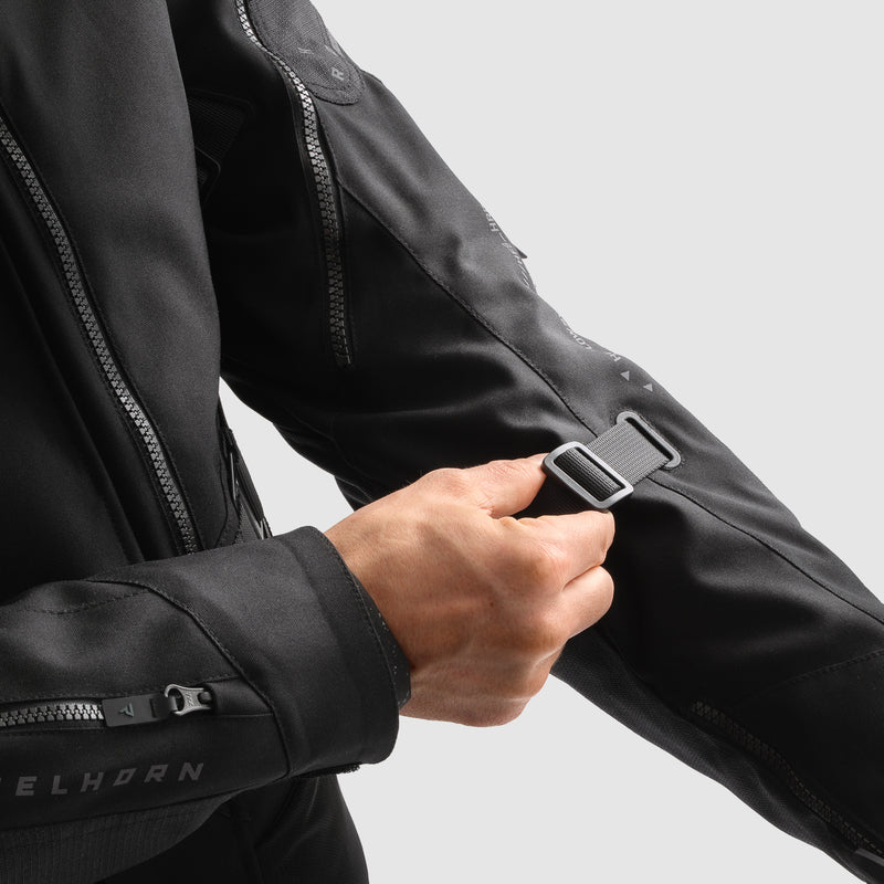Rebelhorn Hardy 3.0 Textile Jacket Black FREE UK Delivery, FREE 365 Day Returns | Moto Central