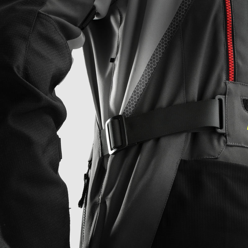 Rebelhorn Hardy 3.0 Textile Jacket Dark Grey / Black / Fluo Yellow FREE UK Delivery, FREE 365 Day Returns | Moto Central