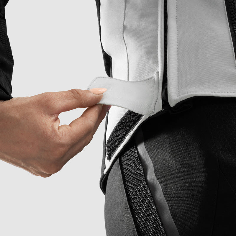 Rebelhorn Hiflow 5 Ladies Textile Jacket Black / Grey / Fluo Yellow FREE UK Delivery, FREE 365 Day Returns | Moto Central