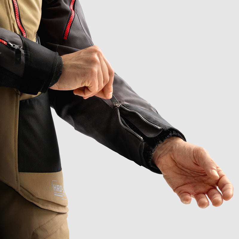 Rebelhorn Hardy 3.0 Textile Jacket Desert / Grey / Red FREE UK Delivery, FREE 365 Day Returns | Moto Central