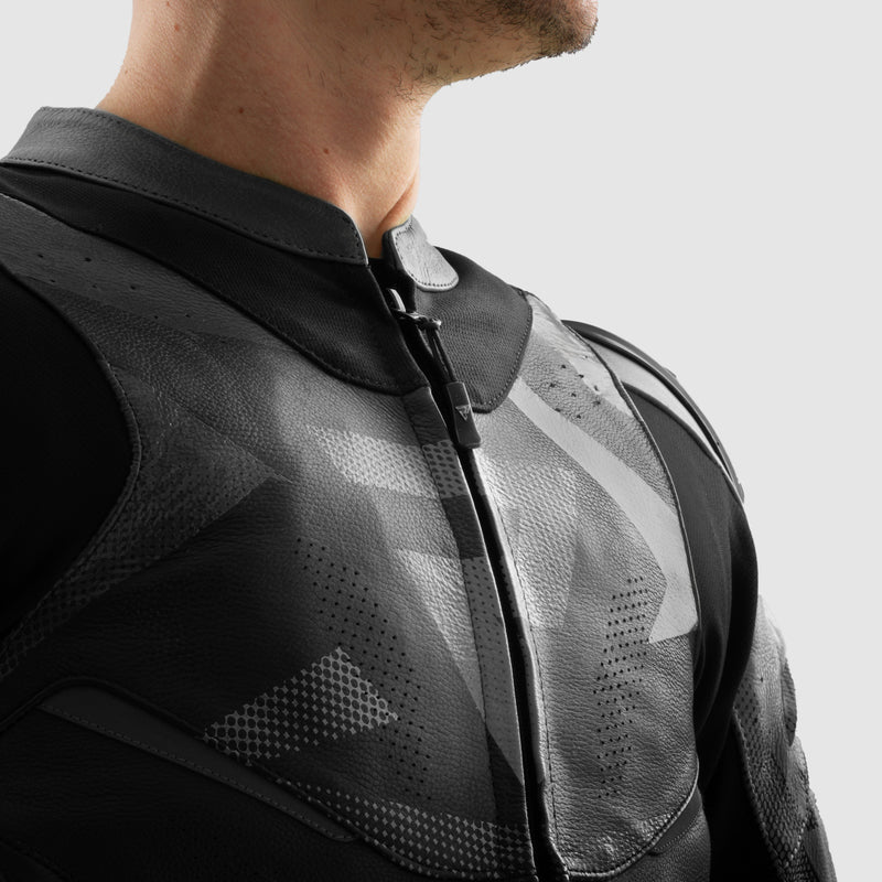 Rebelhorn Inferno Leather Jacket Black FREE UK Delivery, FREE 365 Day Returns | Moto Central