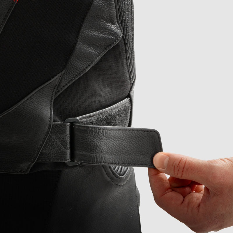 Rebelhorn Inferno Leather Jacket Black / Fluo Yellow FREE UK Delivery, FREE 365 Day Returns | Moto Central