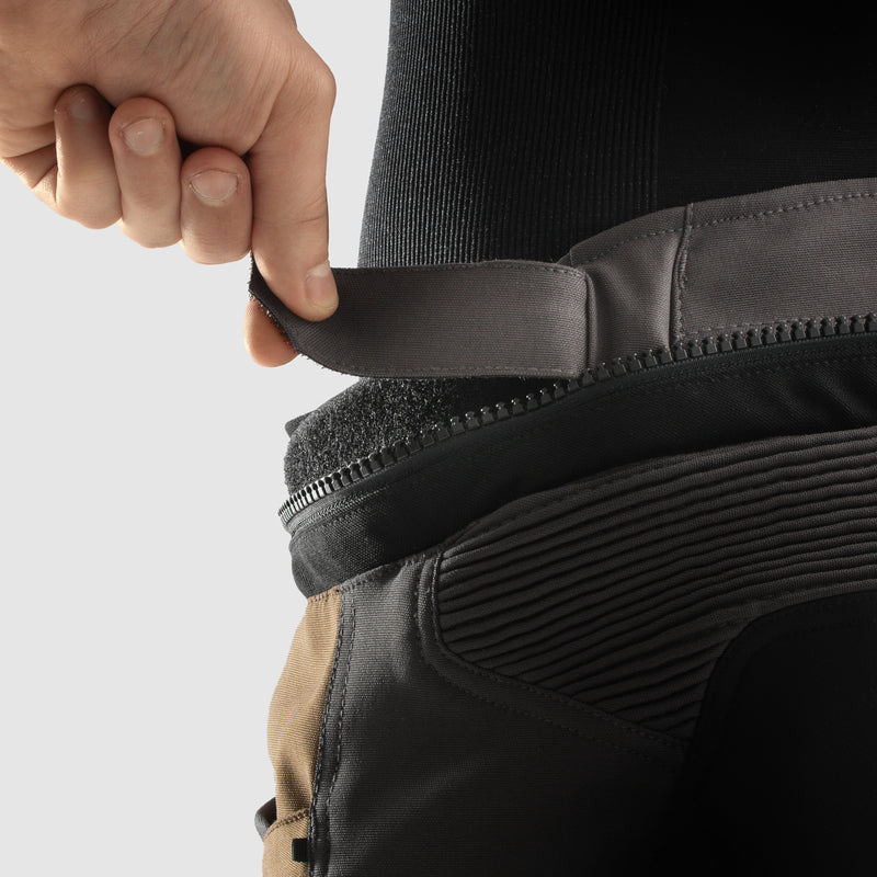 Rebelhorn Hardy 3.0 Textile Trouser Desert / Grey / Red FREE UK Delivery, FREE 365 Day Returns | Moto Central