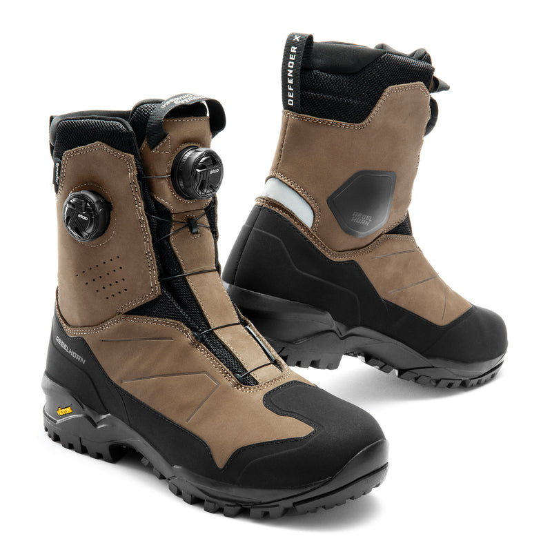 Rebelhorn Defender-X Boots Desert FREE UK Delivery, FREE 365 Day Returns | Moto Central