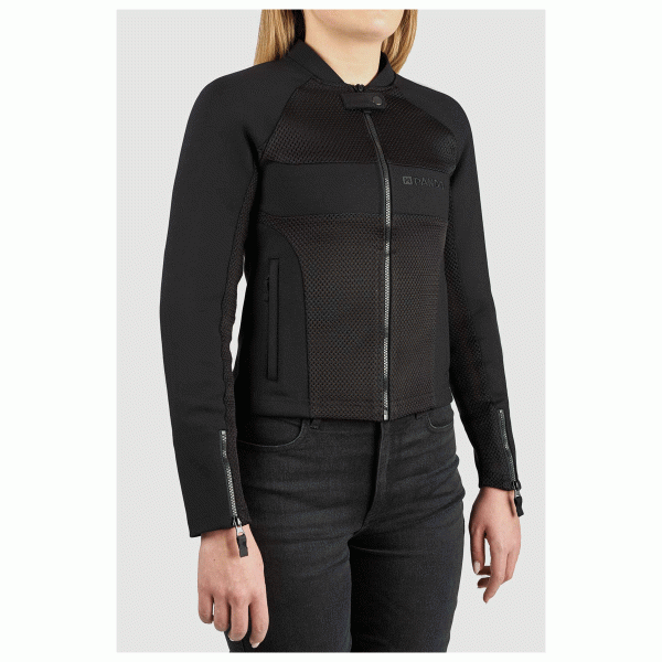 Pando Moto Stealth Black AAA Ladies Textile Jacket Black FREE UK Delivery, FREE 365 Day Returns | Moto Central