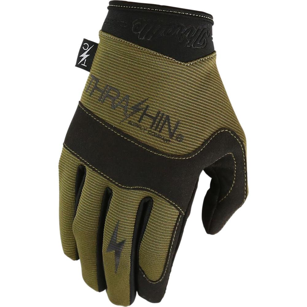 Thrashin Supply Company Covert Textile Gloves Black / Olive
