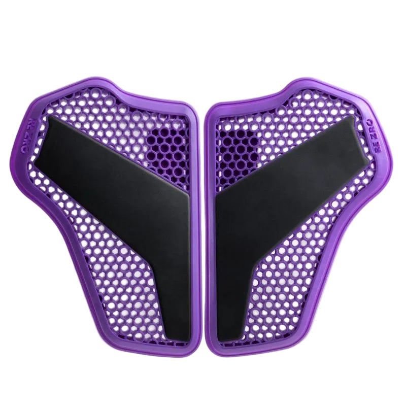 Rebelhorn Chest Protectors (P+L) Rezro MK1-DCP2B (DC Type B) Level 2 Purple - 2 Pieces