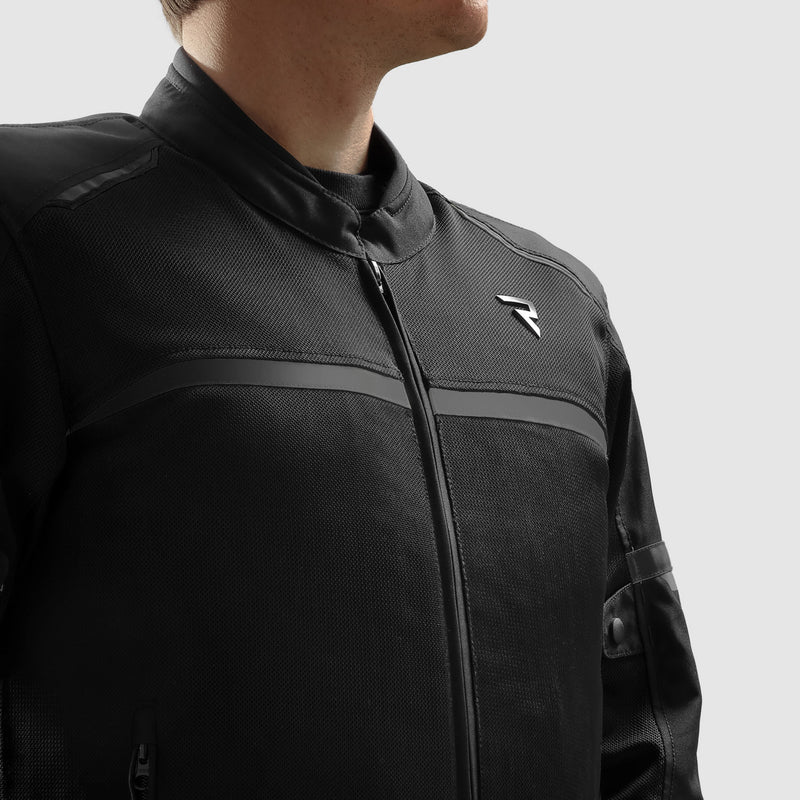 Rebelhorn Echo Textile Jacket Black FREE UK Delivery, FREE 365 Day Returns | Moto Central