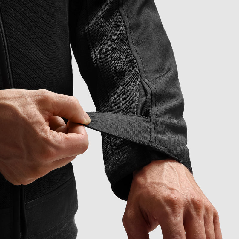 Rebelhorn Echo Textile Jacket Black / Fluo Yellow FREE UK Delivery, FREE 365 Day Returns | Moto Central