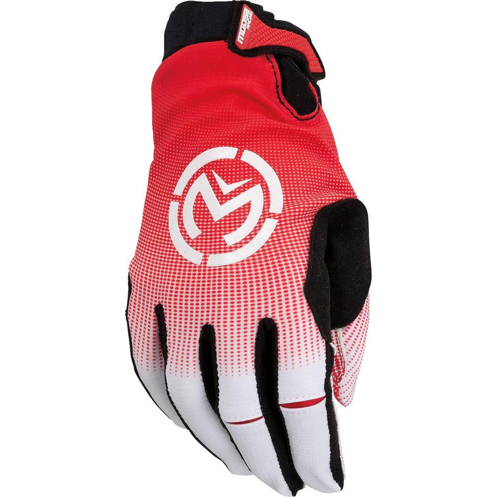 Moose Racing SX1 Textile Gloves Red / White