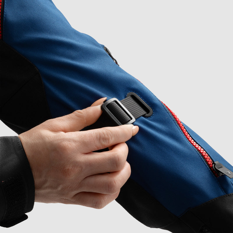 Rebelhorn Hardy 3.0 Ladies Textile Jacket Blue / Grey / Red FREE UK Delivery, FREE 365 Day Returns | Moto Central