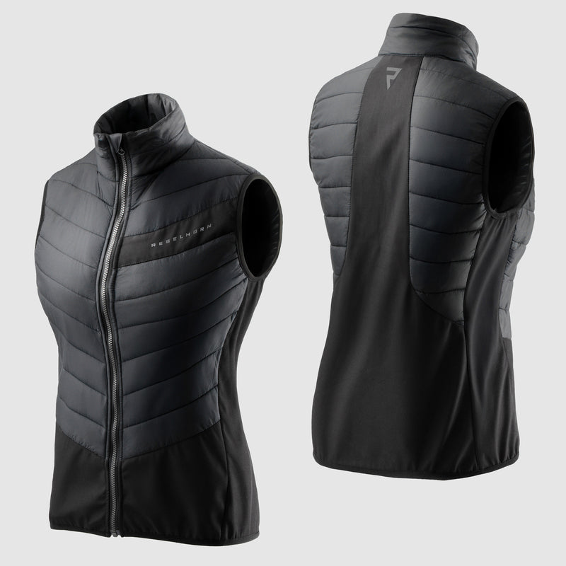 Rebelhorn Hardy 3.0 Ladies Textile Jacket Black / Light Grey / Fluo Yellow FREE UK Delivery, FREE 365 Day Returns | Moto Central