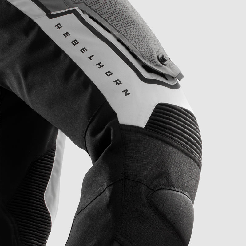Rebelhorn Borg 2 Textile Trouser Black / Grey FREE UK Delivery, FREE 365 Day Returns | Moto Central