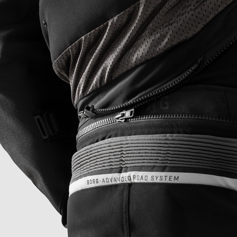 Rebelhorn Borg 2 Textile Trouser Black / Grey FREE UK Delivery, FREE 365 Day Returns | Moto Central