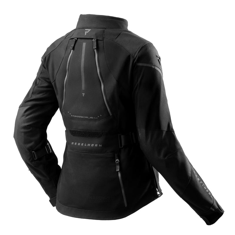 Rebelhorn Hardy 3.0 Ladies Textile Jacket Black FREE UK Delivery, FREE 365 Day Returns | Moto Central