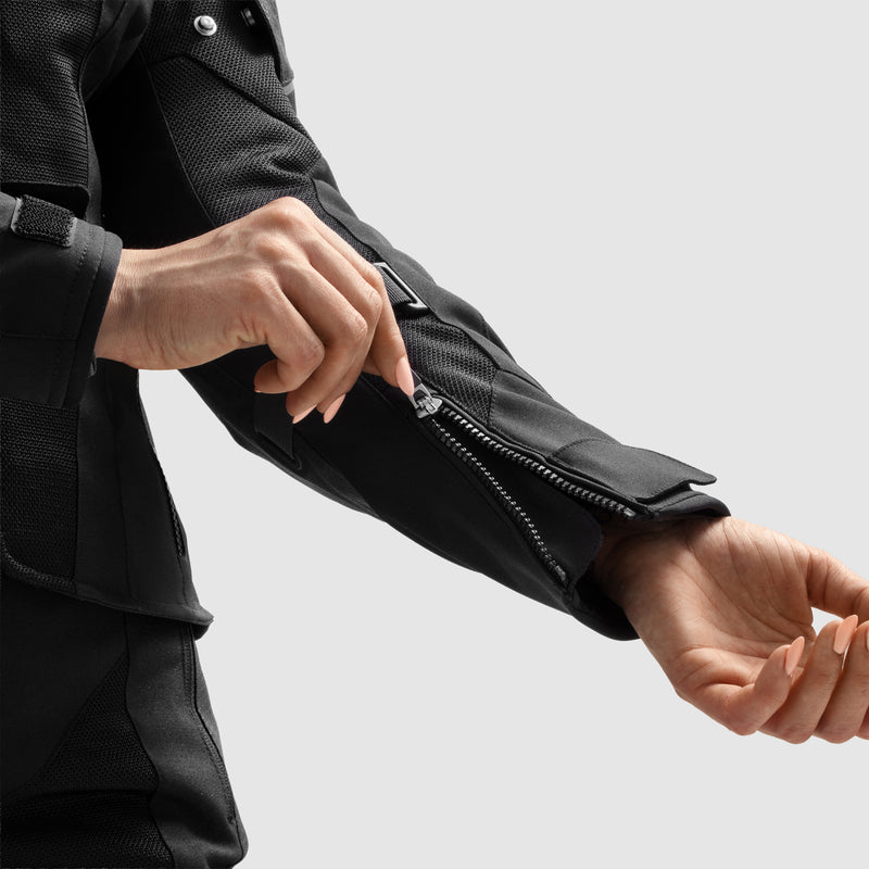 Rebelhorn Hiflow 5 Ladies Textile Jacket Black FREE UK Delivery, FREE 365 Day Returns | Moto Central