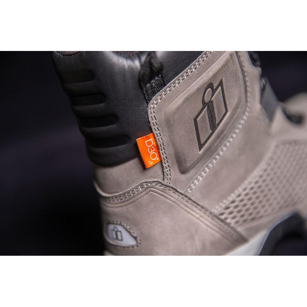 Icon Stormhawk Waterproof Boots Grey