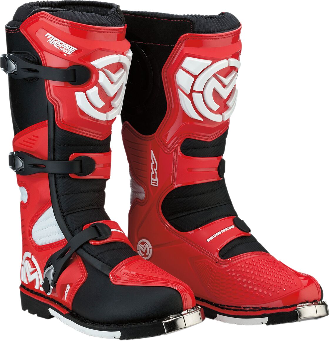 Moose Racing S18 M1.3 MX Boots Red