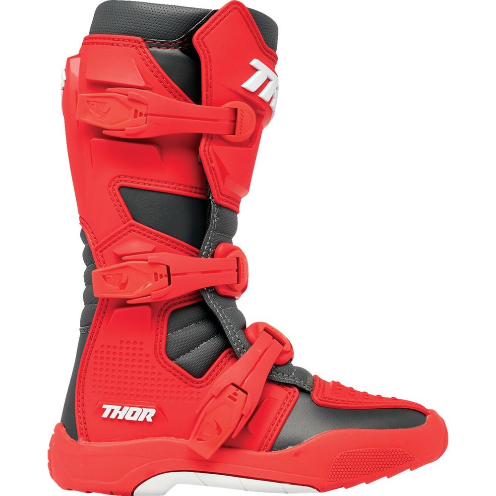 Thor Blitz XR Youth Boots Red / Charcoal
