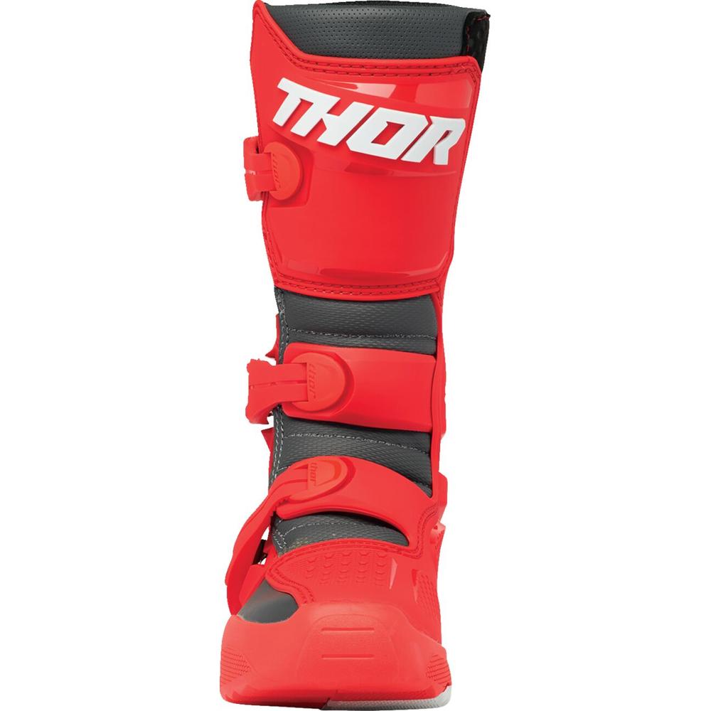 Thor Blitz XR Youth Boots Red / Charcoal