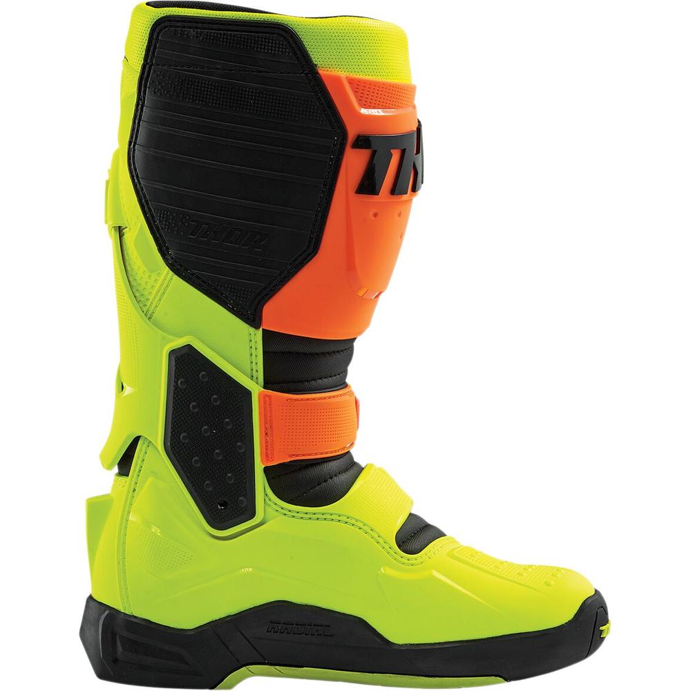 Thor Radial Boots Replacement Outsoles Black / Fluo Yellow