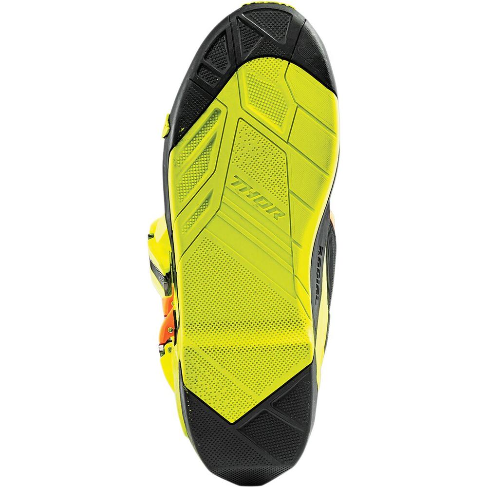 Thor Radial Boots Replacement Outsoles Black / Fluo Yellow