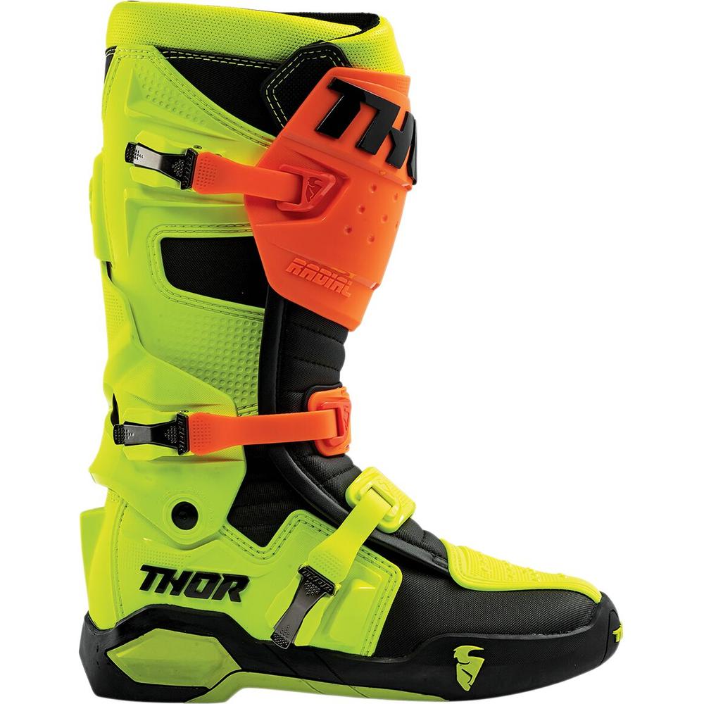 Thor Radial Boots Replacement Outsoles Black / Fluo Yellow