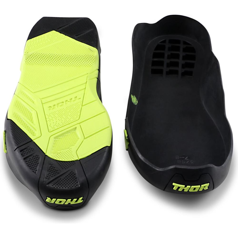 Thor Radial Boots Replacement Outsoles Black / Fluo Yellow