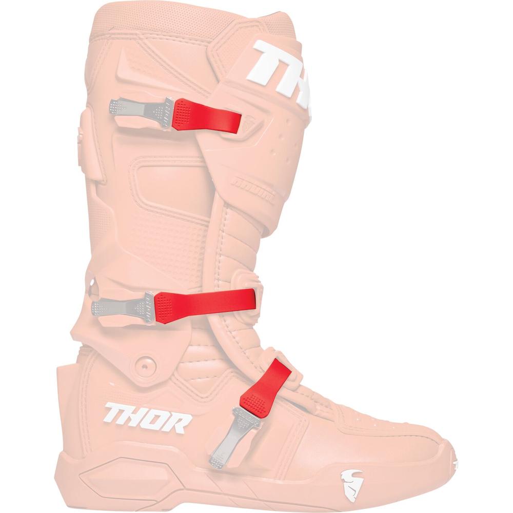 Thor Radial Boots Strap Kit Red