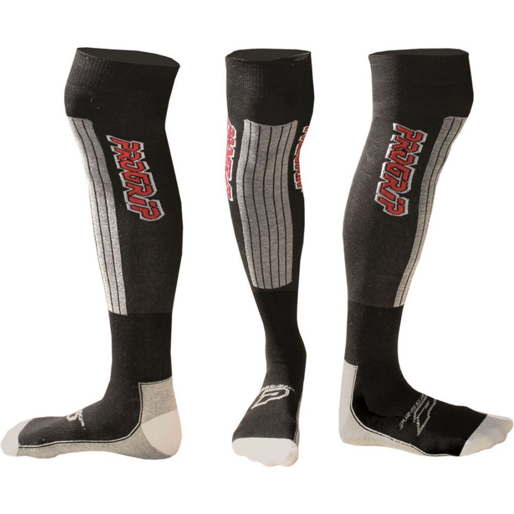 Pro Grip Over Knee Full Socks Black / Grey
