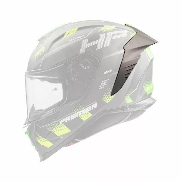 Premier Hyper HP6 Helmet Spoiler Matt Black FREE 365 Day Returns, FREE UK Delivery | Moto Central