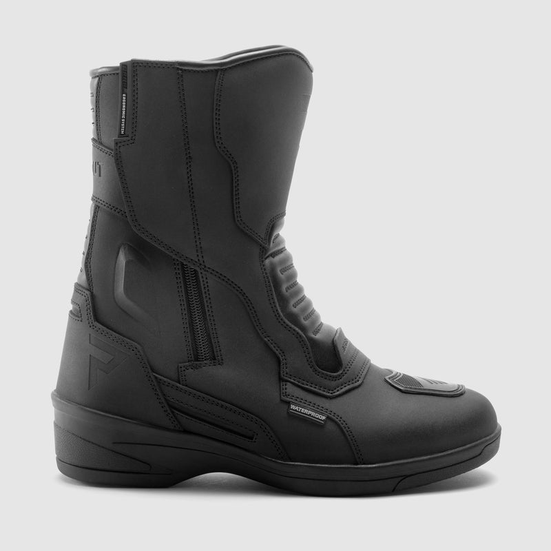 Rebelhorn Scout High Heel Boots Matt Black FREE UK Delivery, FREE 365 Day Returns | Moto Central