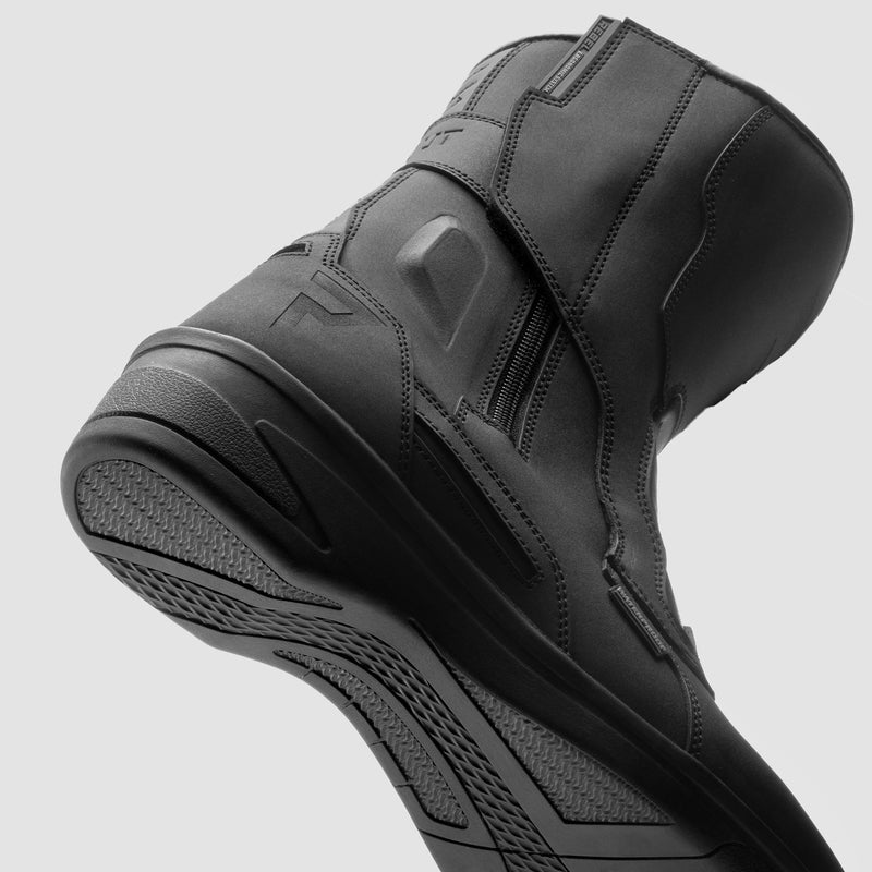Rebelhorn Scout High Heel Boots Matt Black FREE UK Delivery, FREE 365 Day Returns | Moto Central