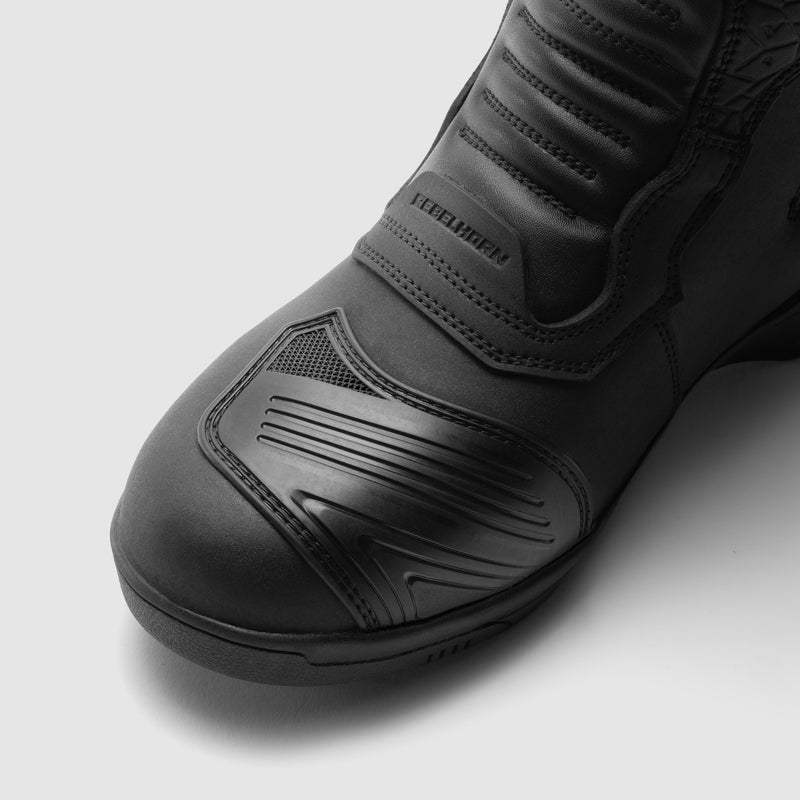 Rebelhorn Scout High Heel Boots Matt Black FREE UK Delivery, FREE 365 Day Returns | Moto Central