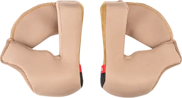 Icon Threshold Helmet Cheek Pads Brown - FREE UK Shipping, FREE 365 Day Returns | Moto Central