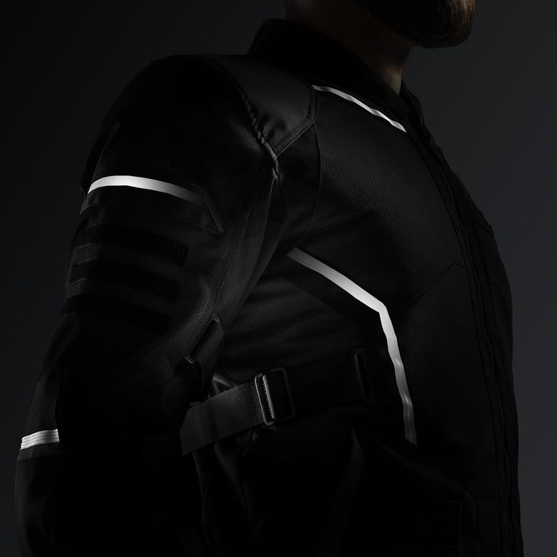 Rebelhorn Scandal 3 Textile Jacket Black FREE UK Delivery, FREE 365 Day Returns | Moto Central