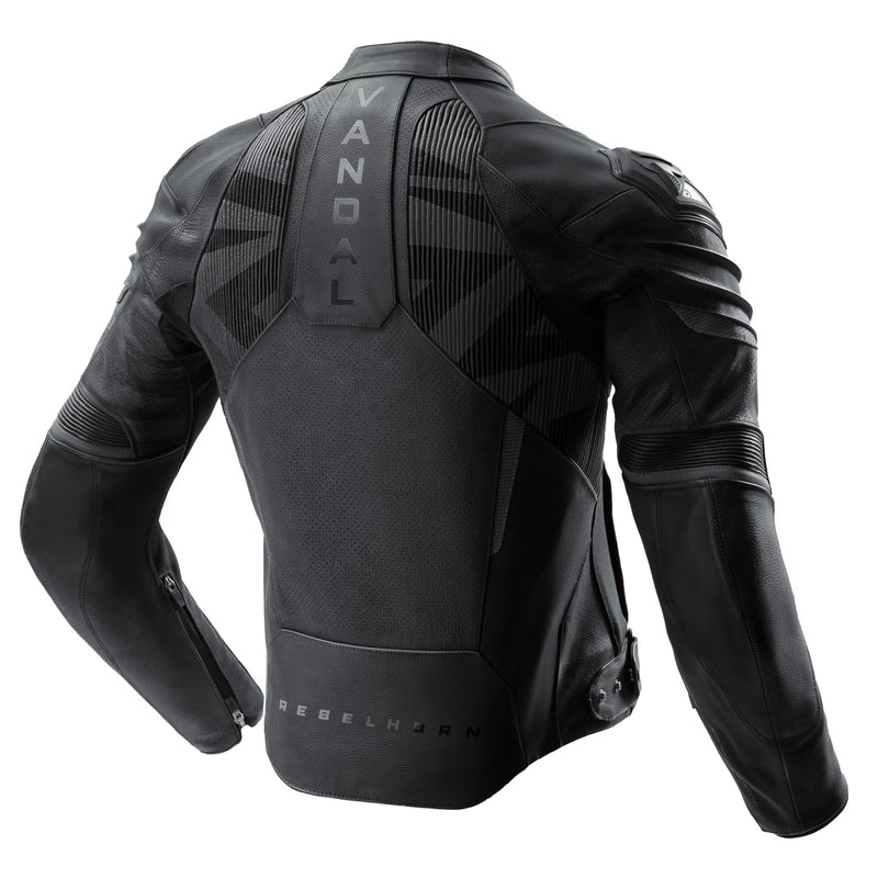 Rebelhorn Vandal 2 Leather Jacket Black FREE UK Delivery, FREE 365 Day Returns | Moto Central