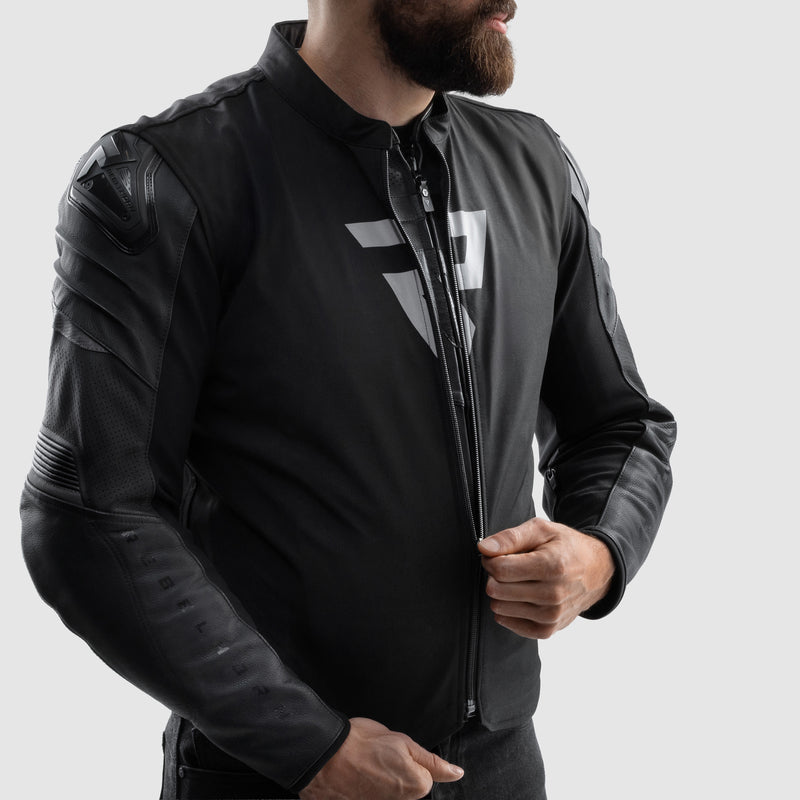 Rebelhorn Vandal 2 Leather Jacket Black FREE UK Delivery, FREE 365 Day Returns | Moto Central